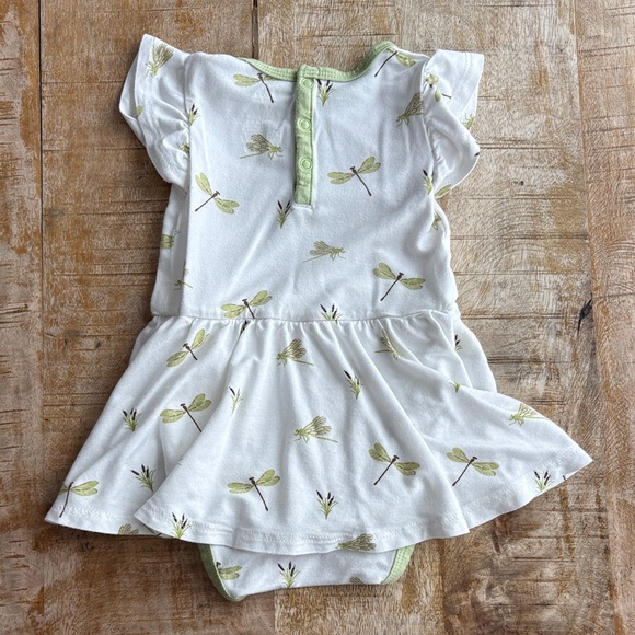 Kyte Baby Green Dragonfly Print Onesie 6-12m - Picture 5 of 5